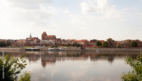 Panorama of Torun, Poland