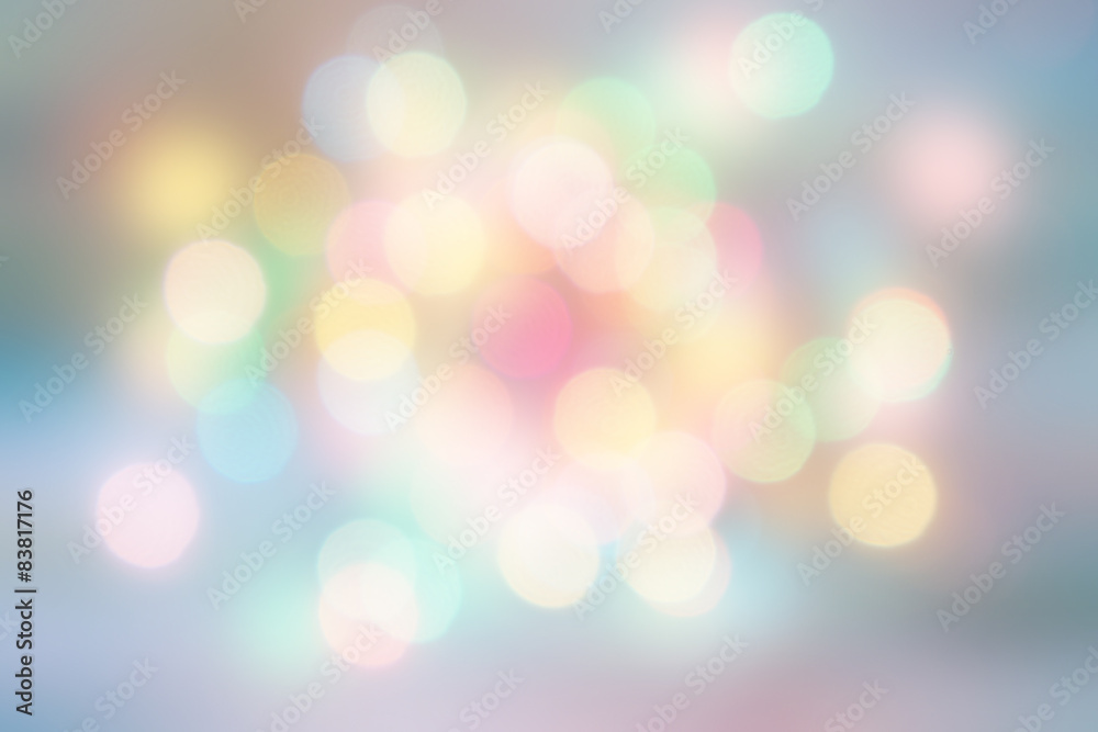Abstract twinkled bright background with bokeh