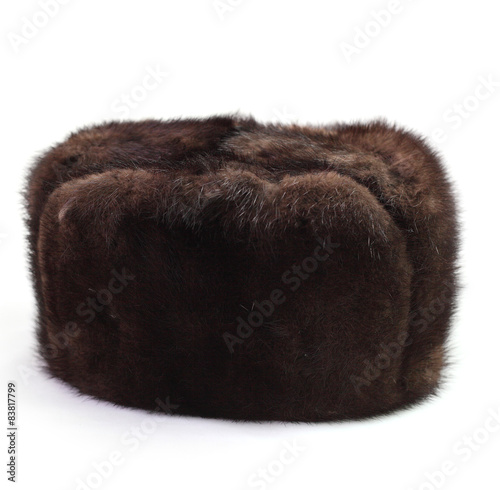 Mink fur hat