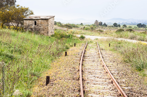 Obraz na plátně level crossing house