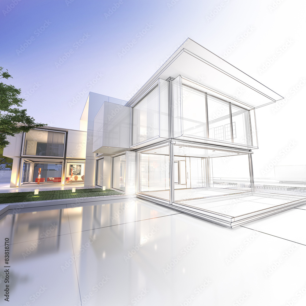 Wireframe mansion Wireframe mansion