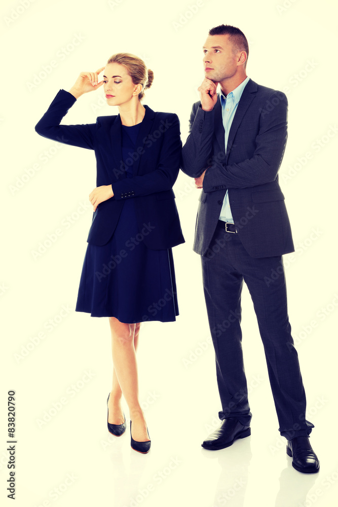 Couple wondering about their corporation Couple wondering about their corporation