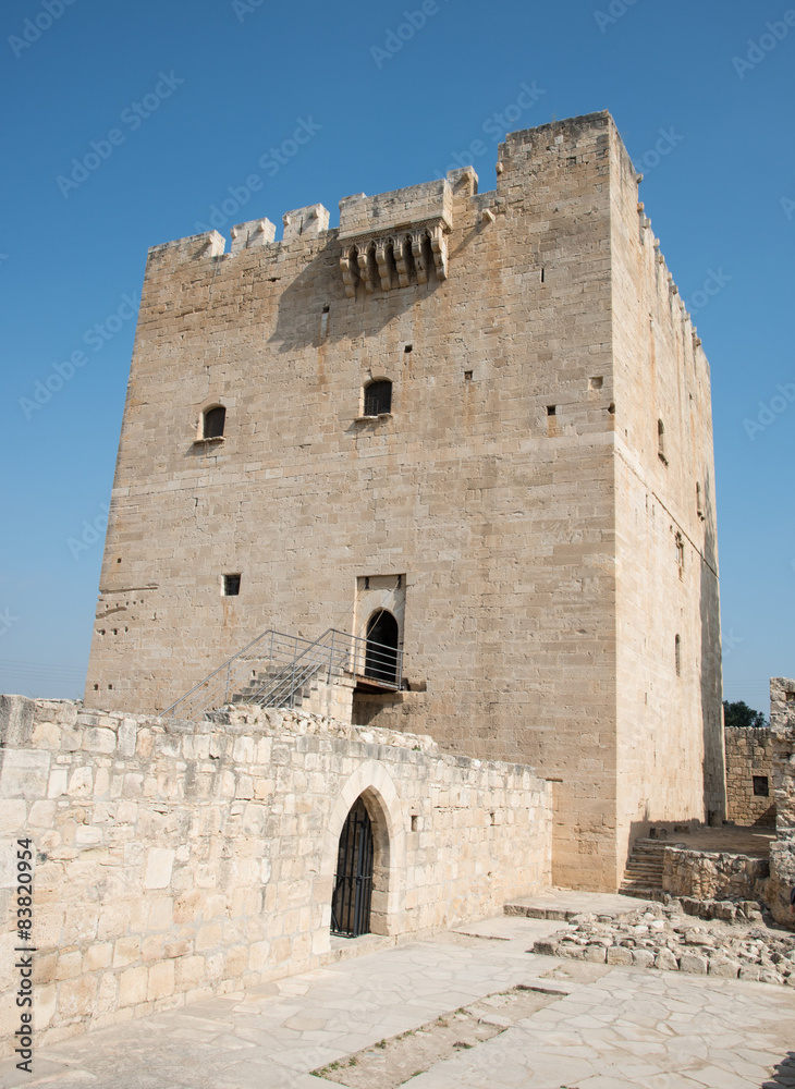 Medieval historic Castle of Kolossi, Limassol, Cyprus