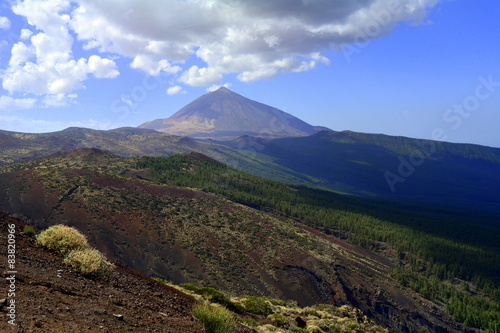 Tenerife. Vista del Teide desde un mirador 