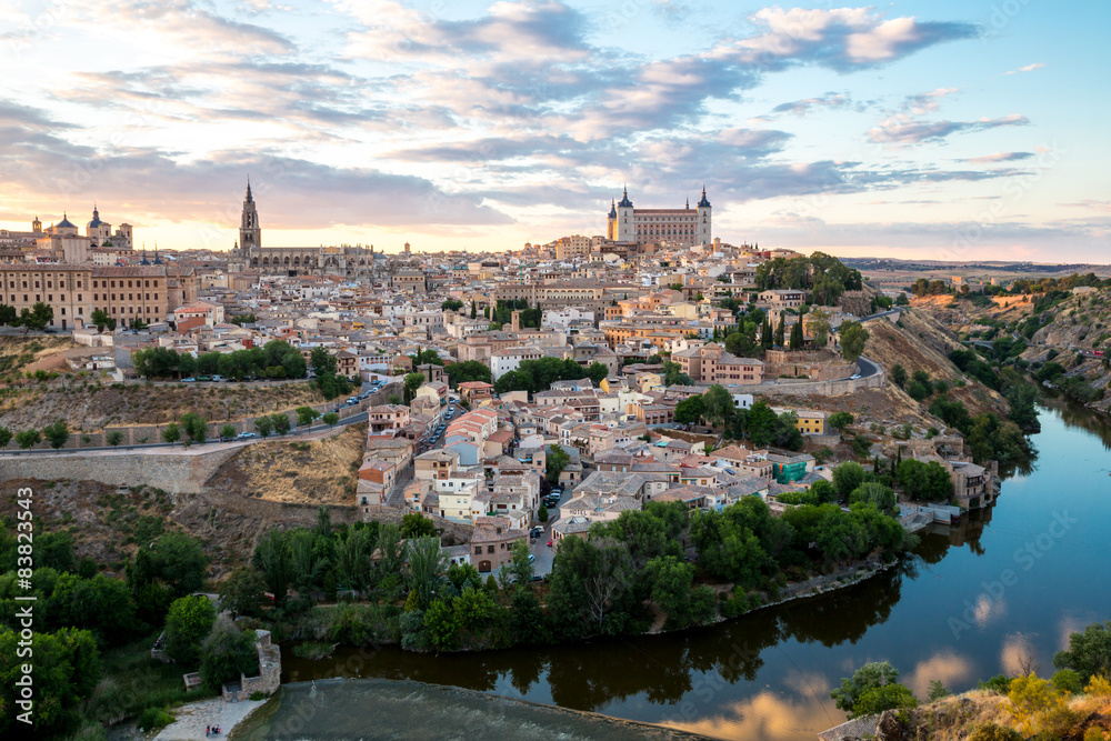 Toledo at dusk Spain