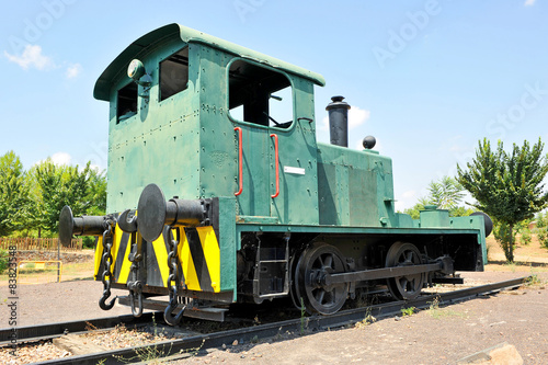 Máquina diesel, tren minero, Puertollano, España