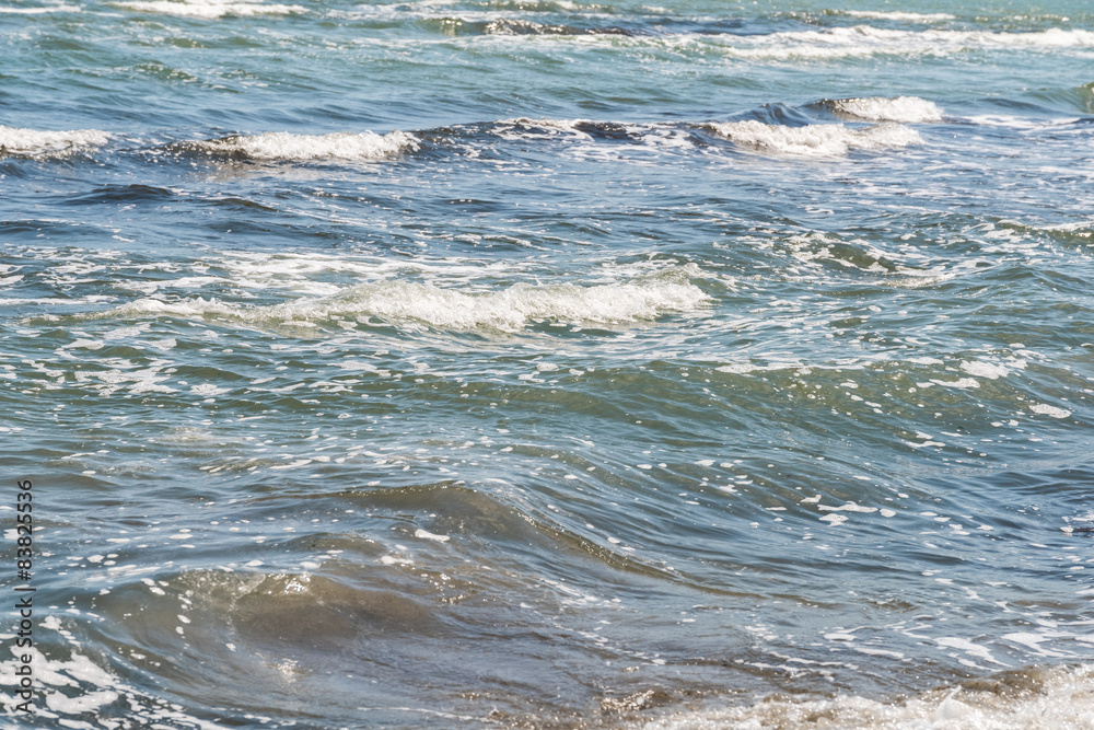 Fototapeta premium The Black Sea Water Waves