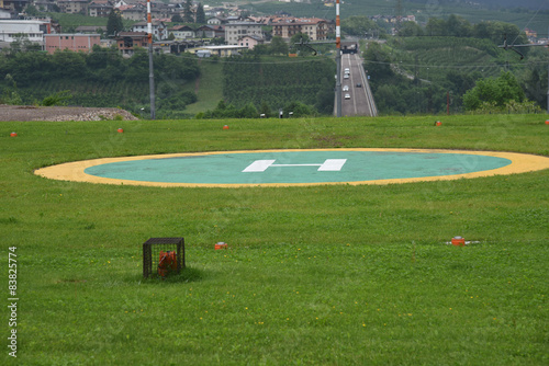 atterraggio elicottero soccorso photo