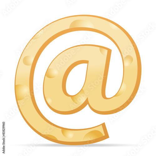 Cheese email symbol