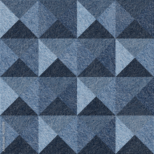 Abstract paneling pattern - seamless pattern - pyramidal pattern