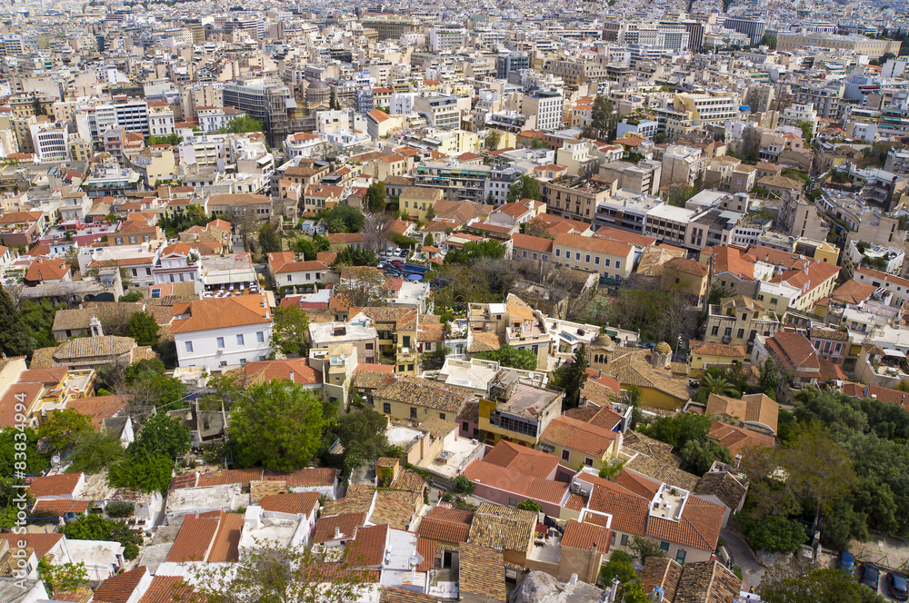 Panoramic view of Athens. Greece.