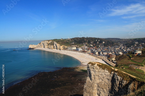 Plage d'étretat, France