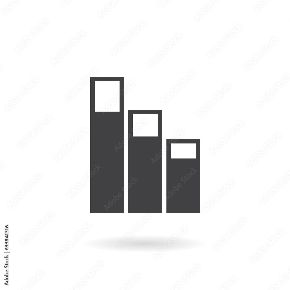 bar graph icon bar graph icon