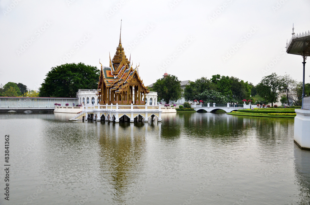 Bang Pa-In Royal Palace in Ayutthaya, Thailand. Bang Pa-In Royal Palace in Ayutthaya, Thailand.