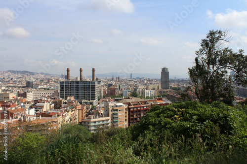 Barcelona Panorama  Spain