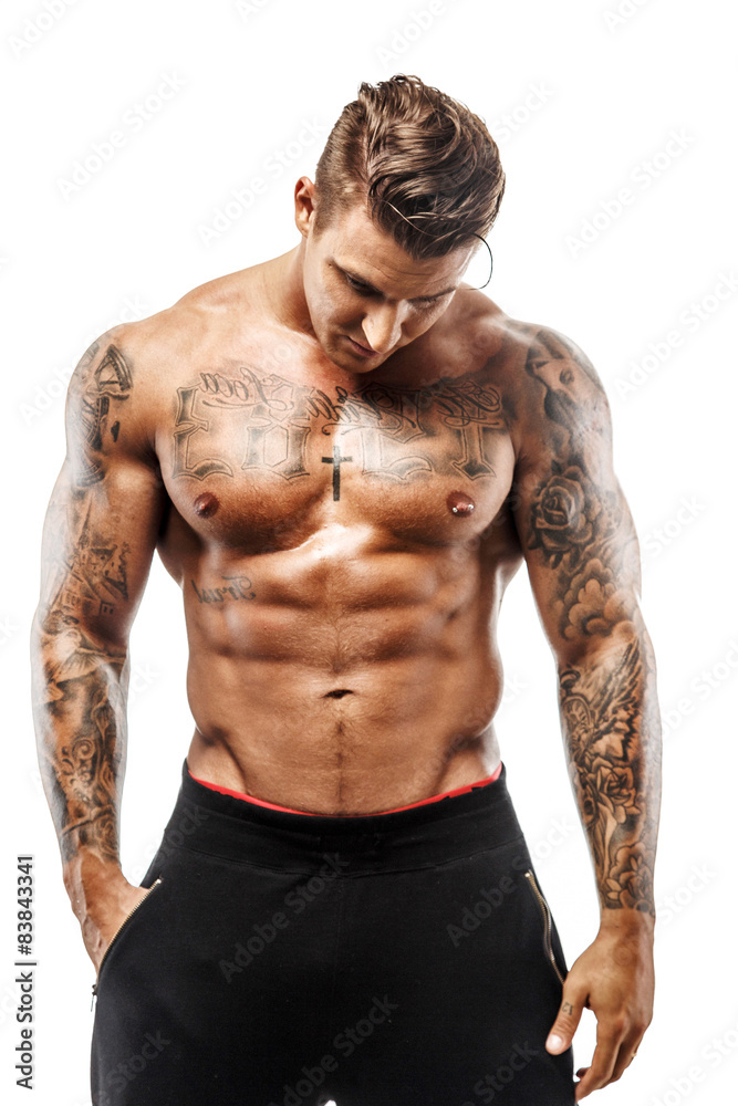 Tattooed muscular guy Tattooed muscular guy