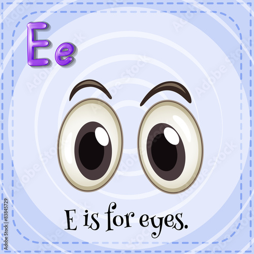 Letter E