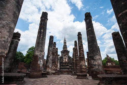 Ancient buddha statue, Sukhothai Historical Park