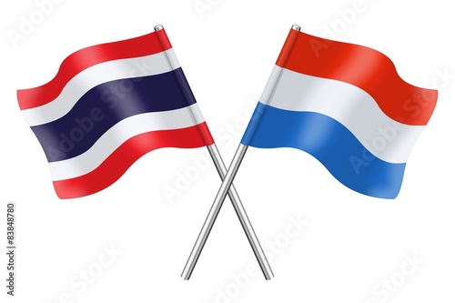 Free Download Flags: Thailand and Luxembourg - GFXLoad