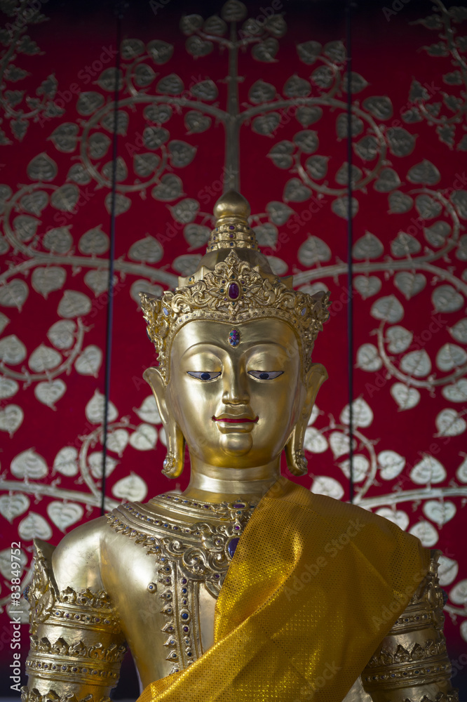 Buddhist Temple Golden Buddha Chiang Mai Thailand Buddhist Temple Golden Buddha Chiang Mai Thailand