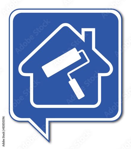 Logo maison et travaux.