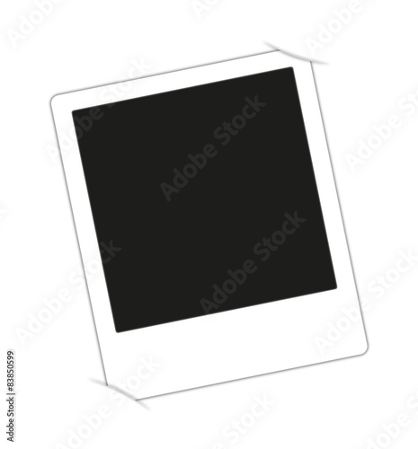 Polaroidvorlage eingesteckt