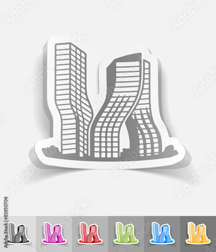 realistic design element. dubai building