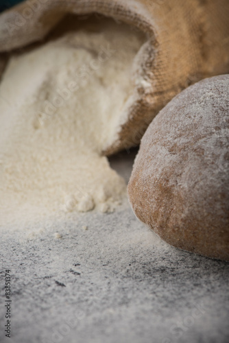 Fresh dough for home baking