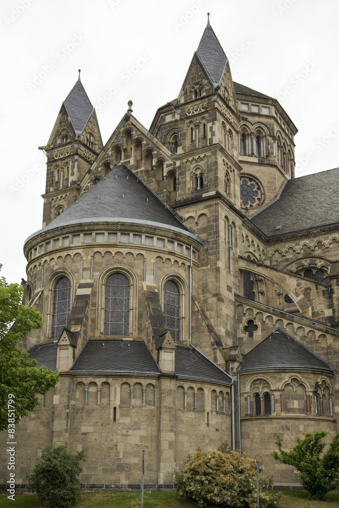 Fototapeta premium Herz-Jesu-Kirche in Koblenz, Deutschland