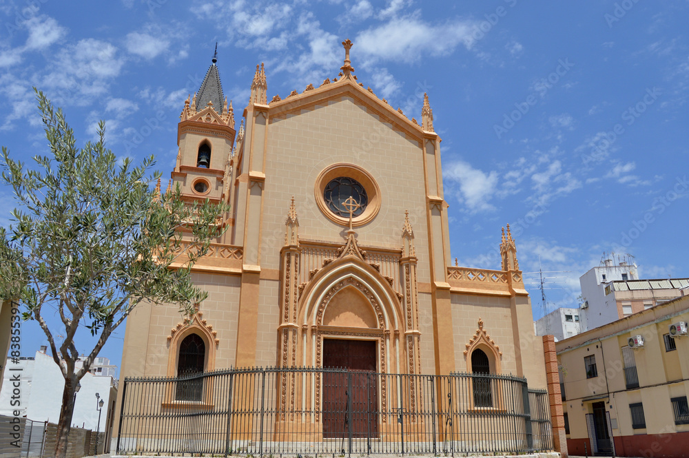 Málaga, Iglesia de San Pablo, neogótico, Andalucía