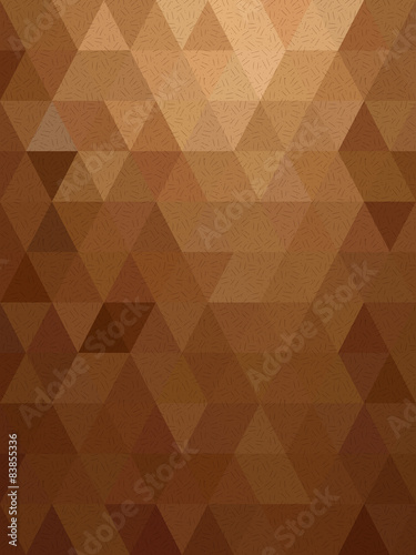 Brown triangle with line texture background