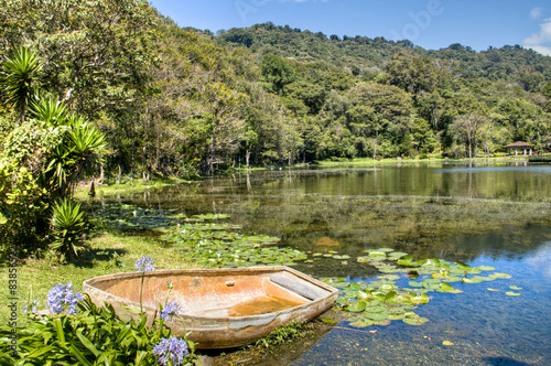 Lake with small boat in Selva Negra, Matagalpa, Nicaragua


 photo