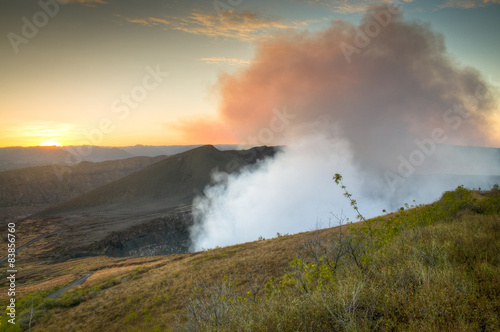 Crater of the Mombacho Volcano near Granada, Nicaragua