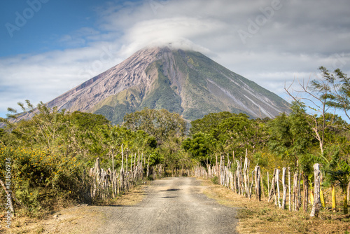 Landscape in Ometepe island with Concepcion volcano photo