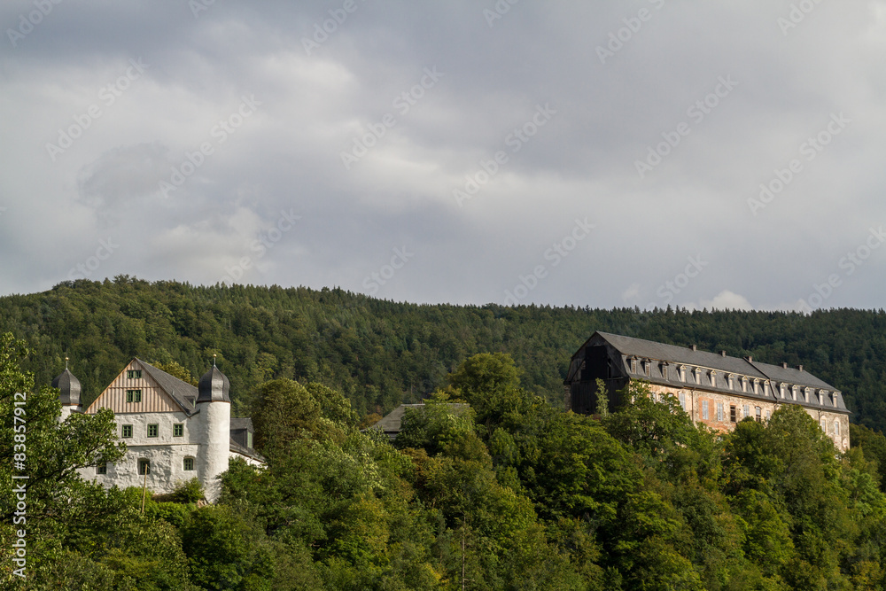 Blick auf Schloss Schwarzburg