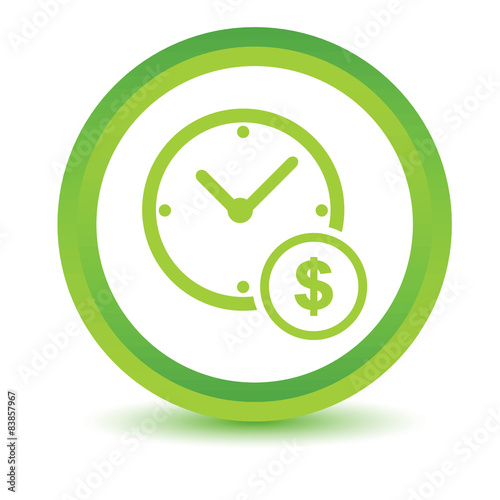 Time is money volumetric icon