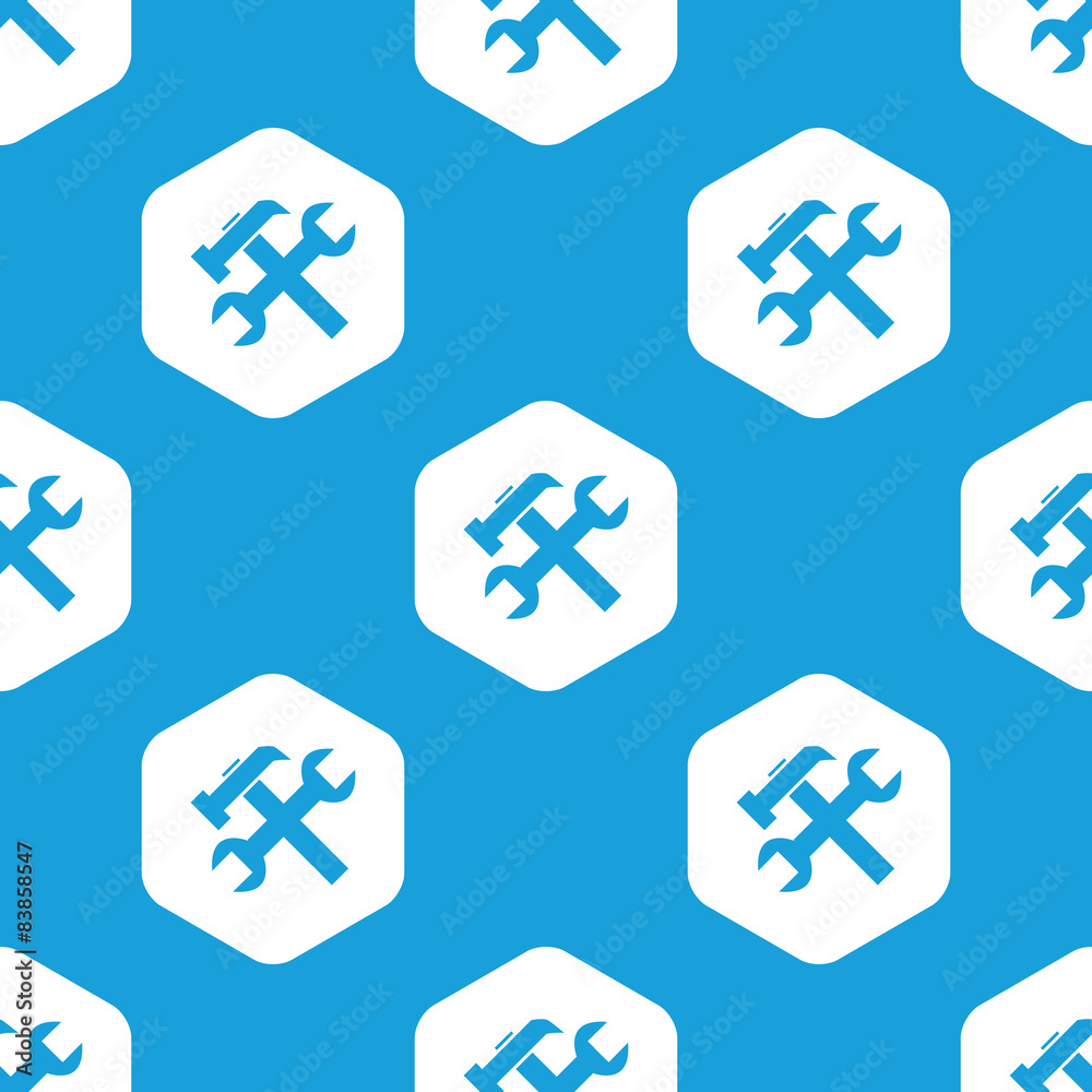 Repairs hexagon pattern Repairs hexagon pattern