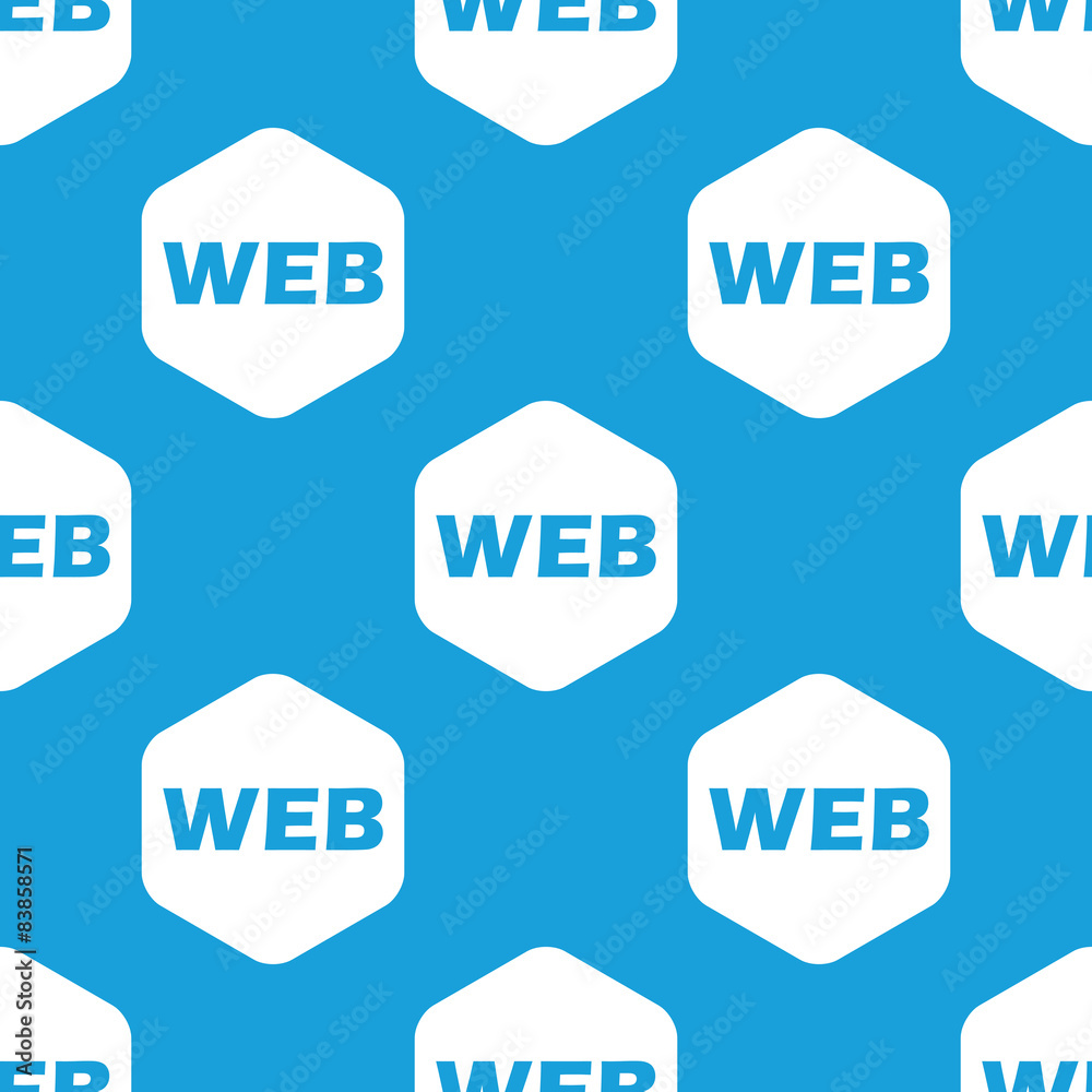 WEB hexagon pattern WEB hexagon pattern