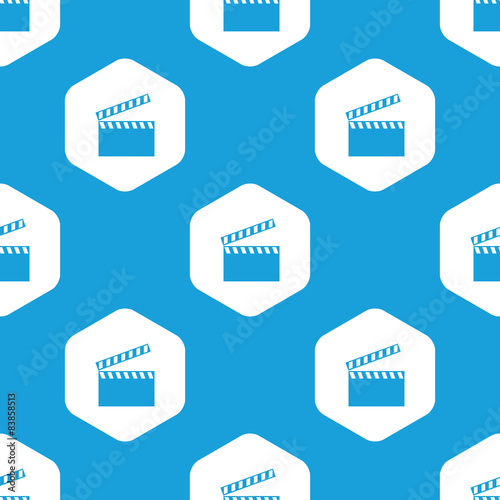 Clapperboard hexagon pattern