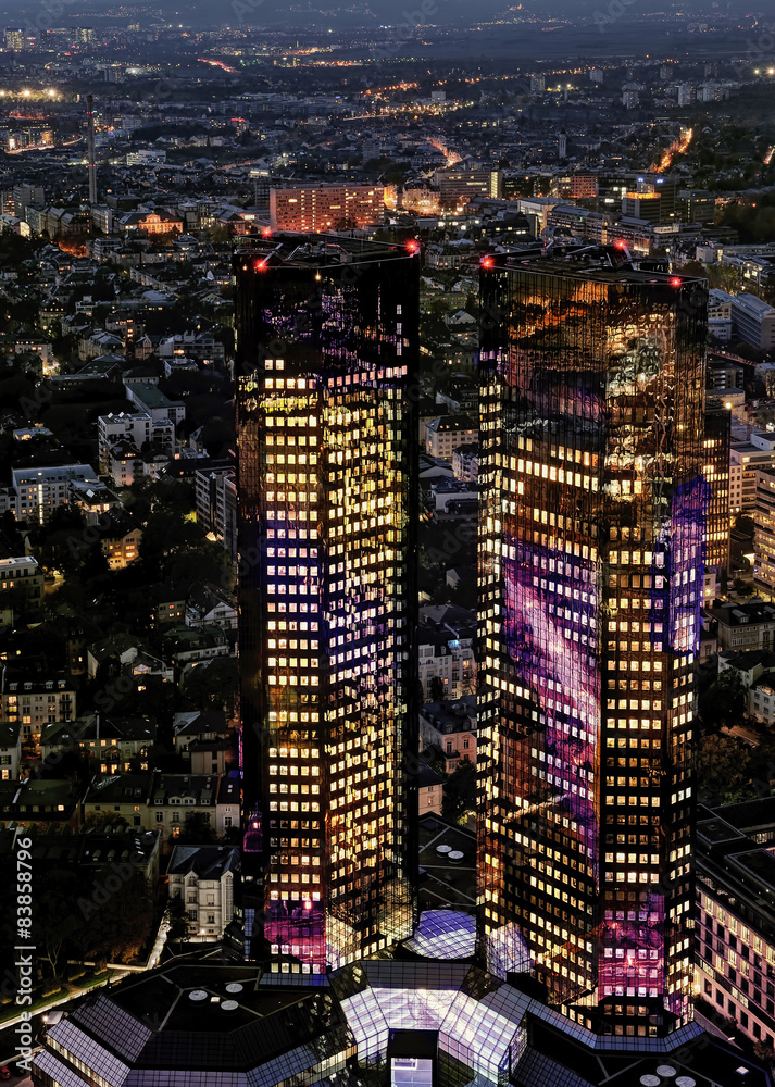 Obraz premium Frankfurt at Night