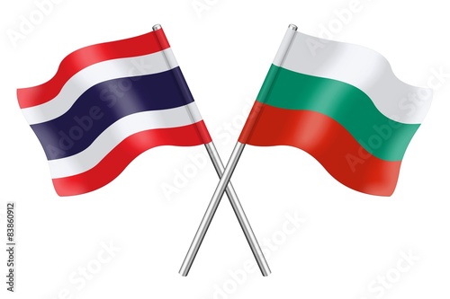 Free Download Flags: Thailand and Bulgaria - GFXLoad