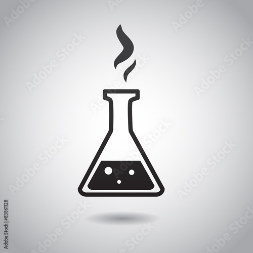 Chemistry vector icon.
