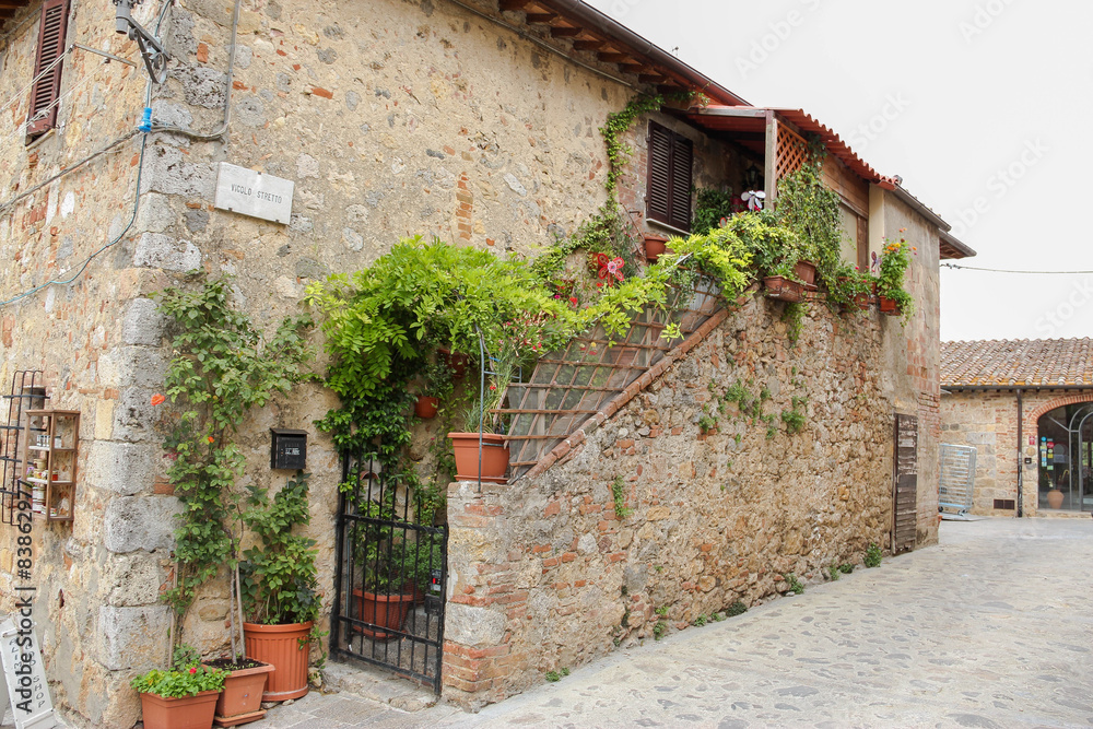 Fototapeta premium Monteriggioni , oarticolare