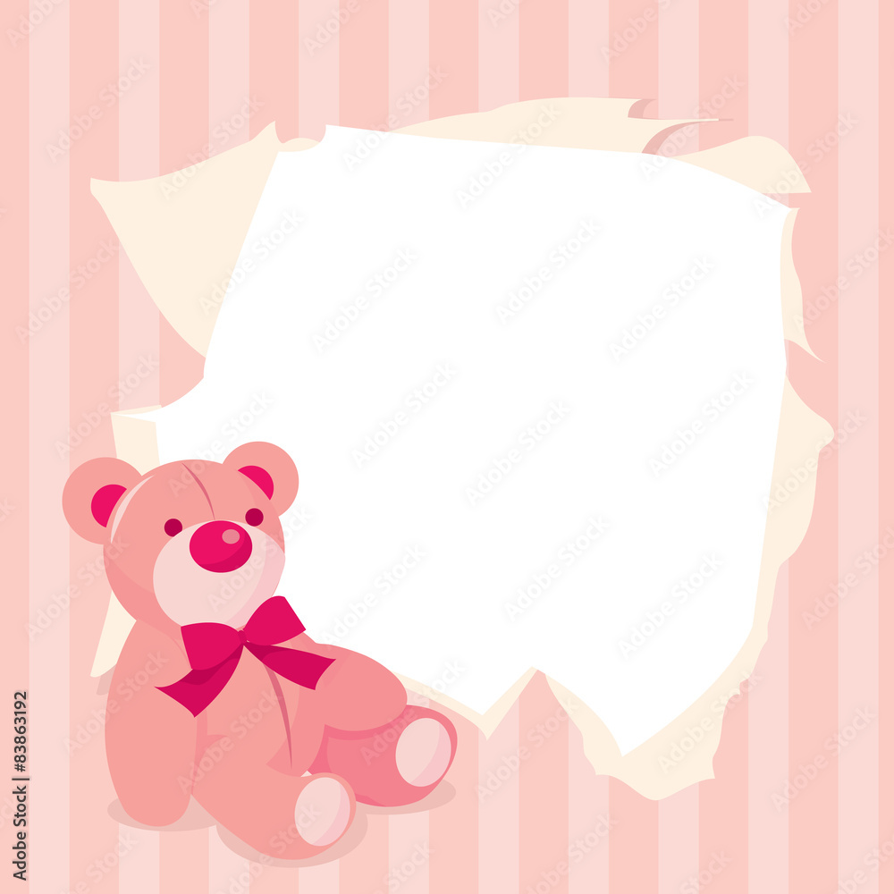 Teddy Bear Baby Announcement Teddy Bear Baby Announcement