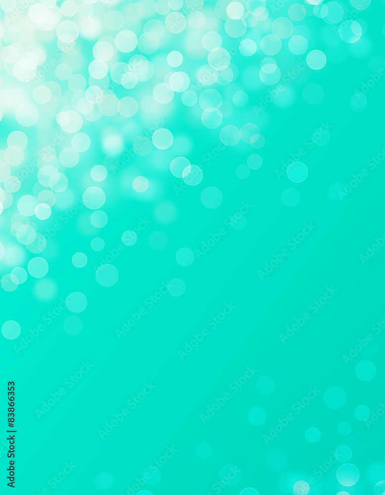 Background abstract light blue bokeh illustration