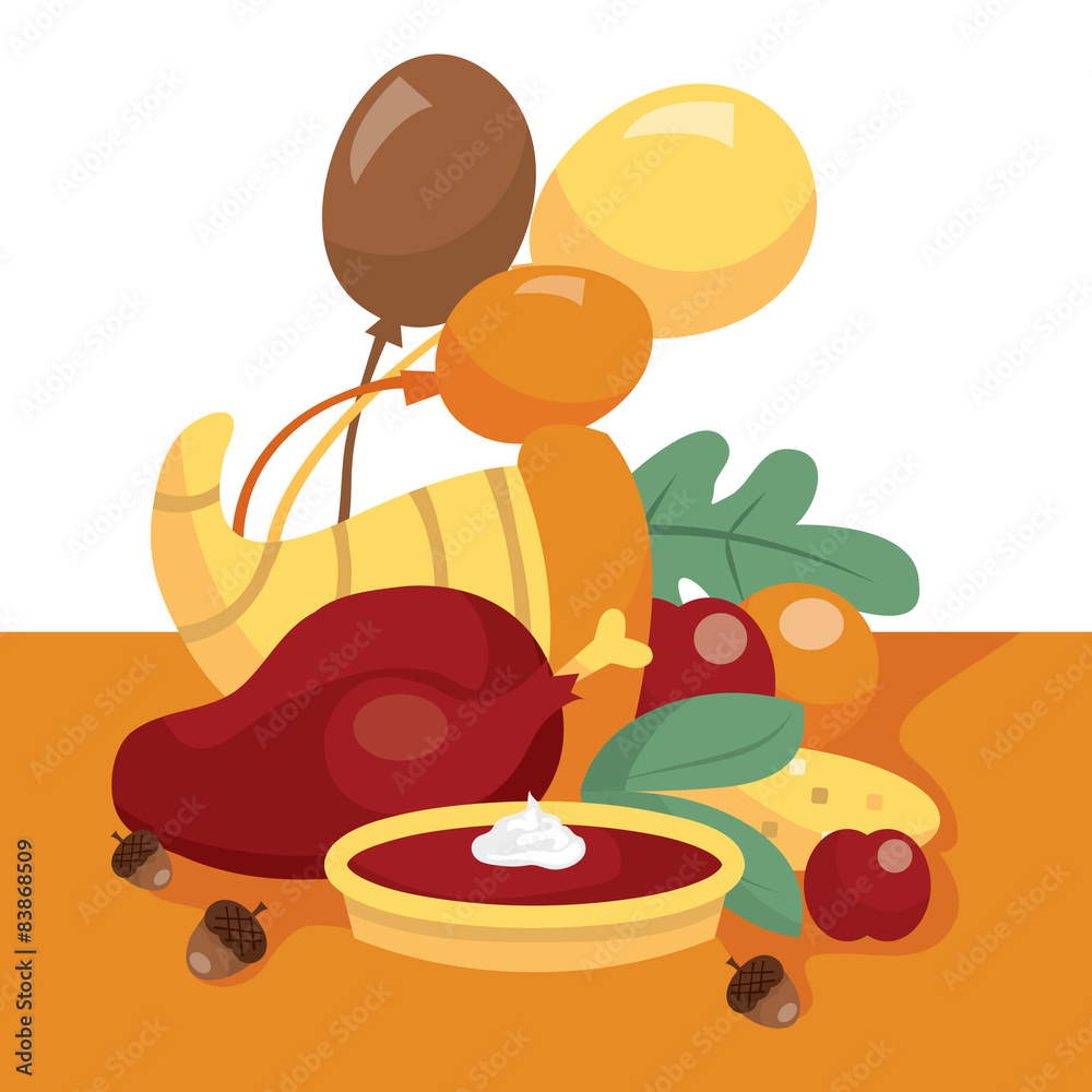 Fototapeta premium Thanksgiving Dinner