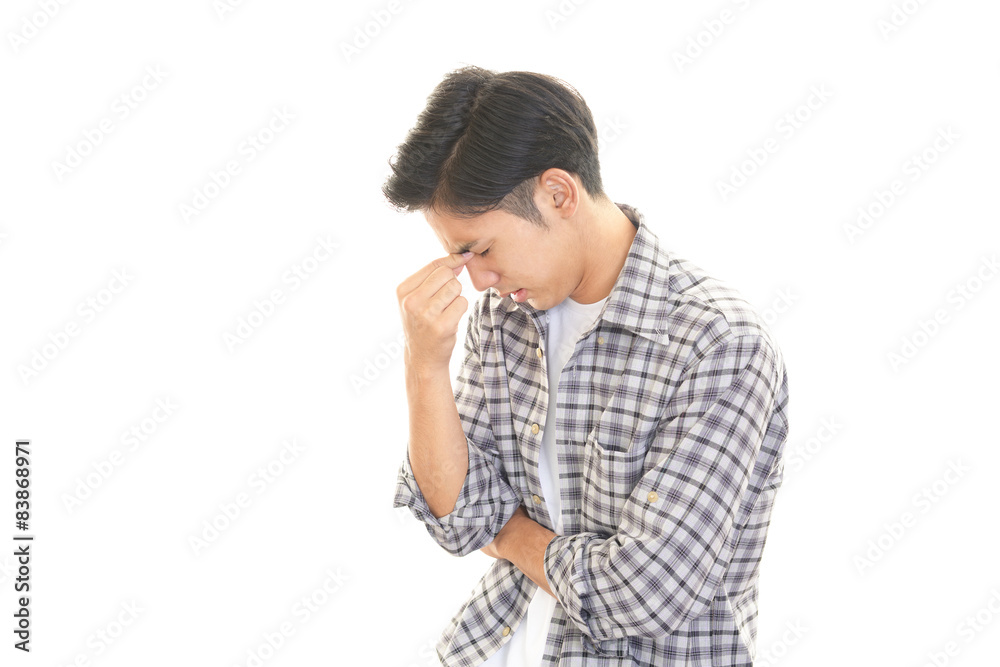 苦悩する男性 苦悩する男性