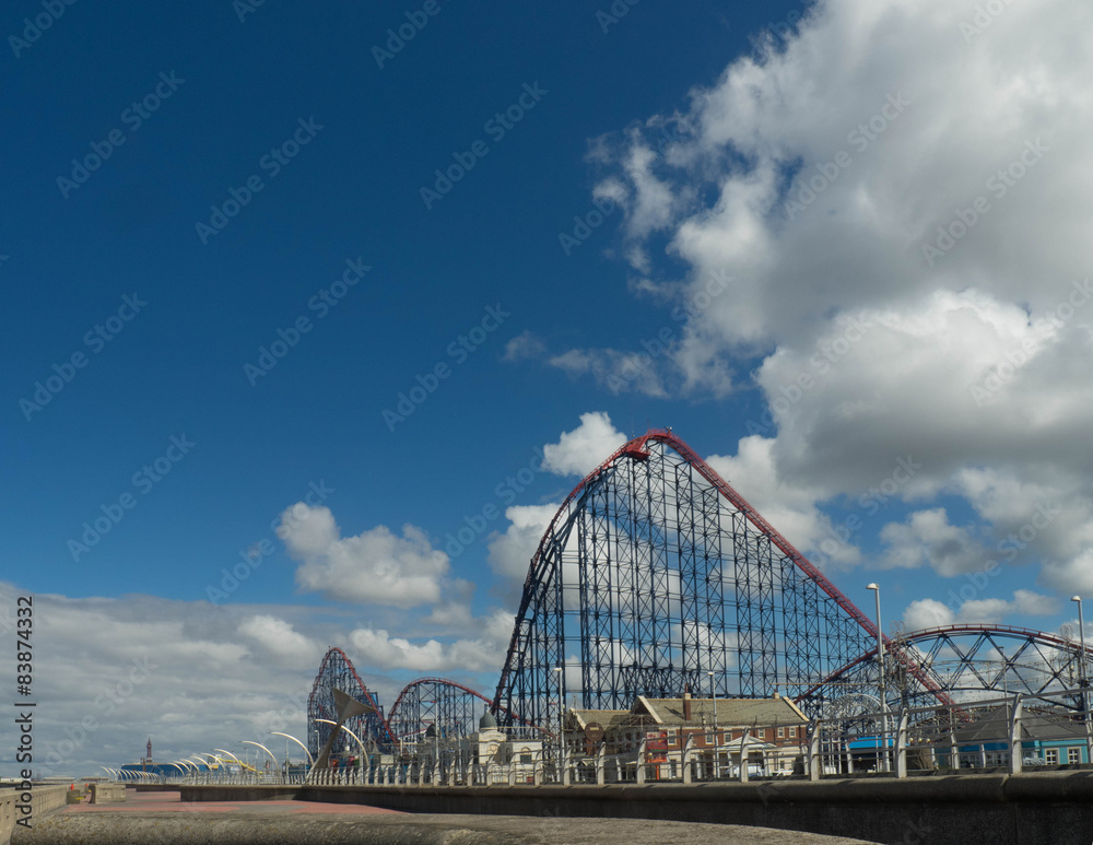Obraz premium Blackpool Fun Fair