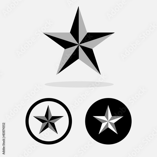 star icons set great for any use. Vector EPS10.
