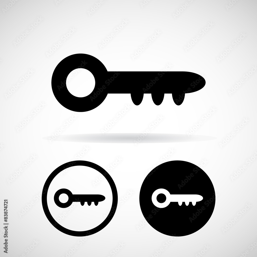 key icons set great for any use. Vector EPS10.